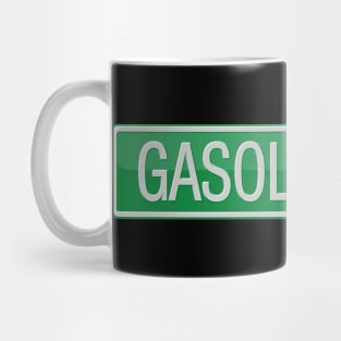 Gasoline Alley Road Sign Mug